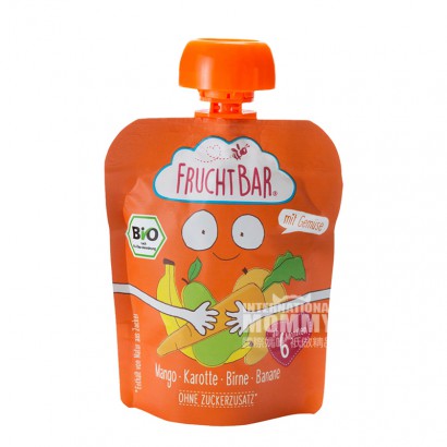 FRUCHTBAR Bio Frucht Karotten Püree über 6 Monate 100g*8