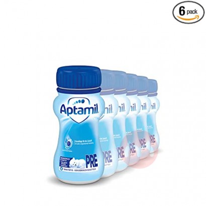 Aptamil Pronutra-ADVANCE PRE, Anfangsmilch von Geburt an, Baby-Milchnahrung, trinkfertig (6 x 200 ml)