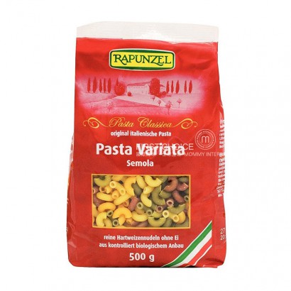 Rapunzel German Le Peng Organic Colorful Hollow Pasta Baby Food