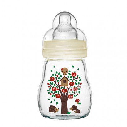 MAM Austria crystal color heat resistant glass bottle 170ml 0-3 months