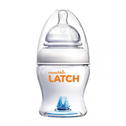 Munchkin US Anti flatulence latch wide mouth bottle 120ml over 0 months