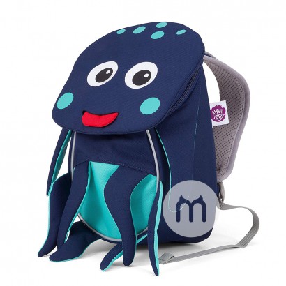 Affenzahn Germany cute animal blue Octopus kindergarten children's backpack 1-3 years old