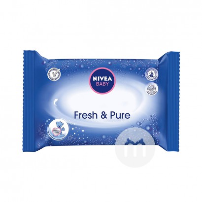 Nivea Germany Nivea baby fresh and pure wipes 63 pieces overseas original