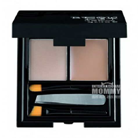Sleek British two color eyebrow pow...