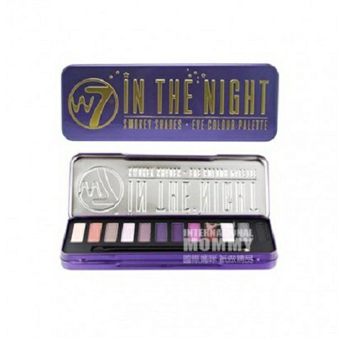 W7 British twelve color purple purp...