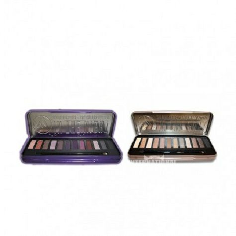 W7 British twelve color eye shadow ...