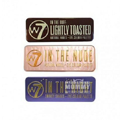 W7 British twelve color eye shadow ...
