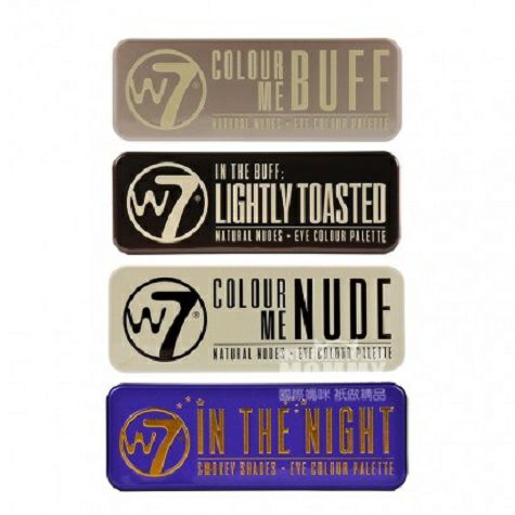 W7 British twelve color eye shadow ...