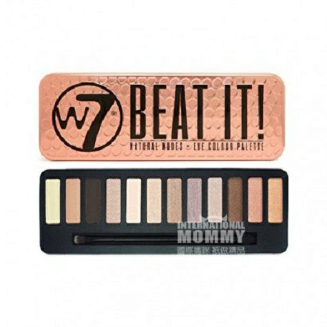 W7 British twelve color natural nud...