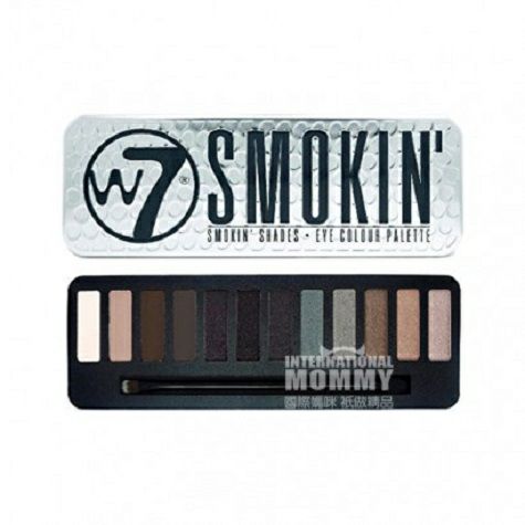 W7 British twelve color smoked nake...