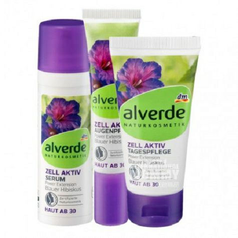 [3 pieces] Alverde German Blue Hibi...