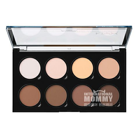 NYX U.S. eight-color high-gloss con...
