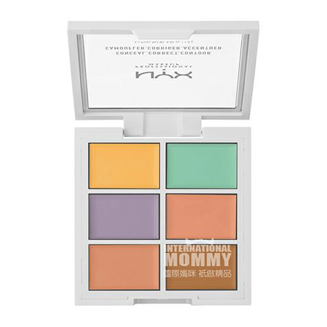 NYX American six-color concealer an...