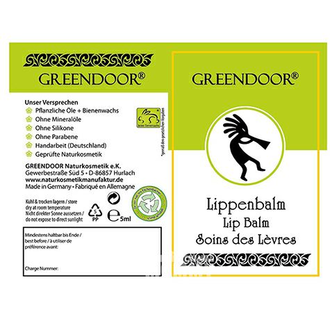 GREENDOOR German Organic Honey Lip ...