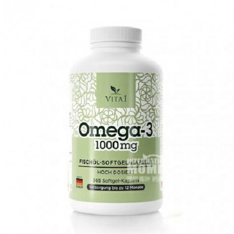 VITA1 German 365 Omega-3 Fish Oil S...