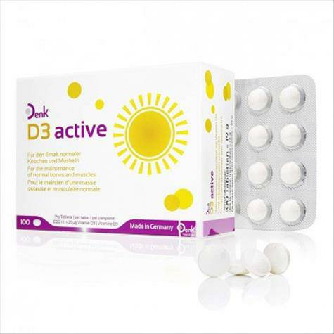 Denk German Vitamin D3 tablets Over...