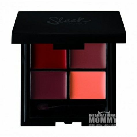 Sleek British four-color lip freeze...
