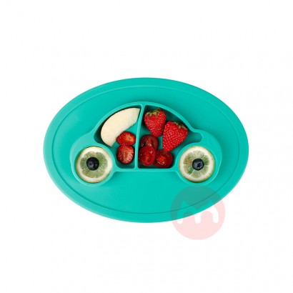 Future Founder Germany Future Founder Silicone Non-slip Dinner Plate Green Car Overseas Local Original