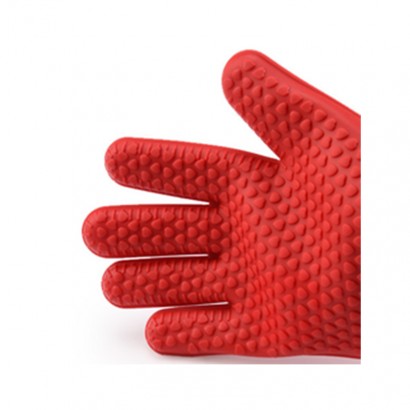 Baihua Microwave oven gloves silica gel oven gloves barbecue silica gel cooking grill gloves heat resistant silica gel k