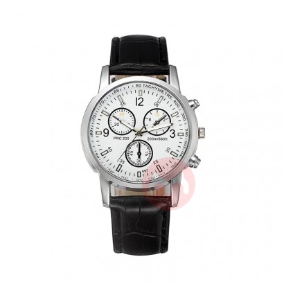 OEM Men's leather analogy quartz watch Blu ray watch men's top brand luxury leisure Watch