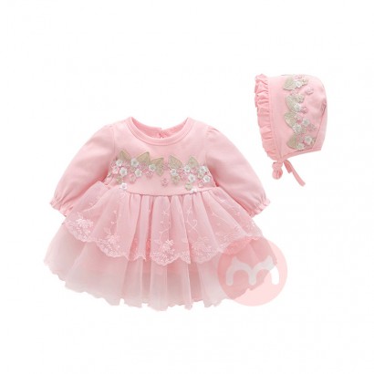 hot deals 2020 Fashion Spring and Autumn Baby Girl Lace Princess Dress baby dresses newborn baby clothes toddler clothin