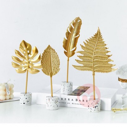 2021 new arrival home accent decor accessories leaf designs home decoration