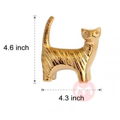 HWC Gold Plated small size cat statue