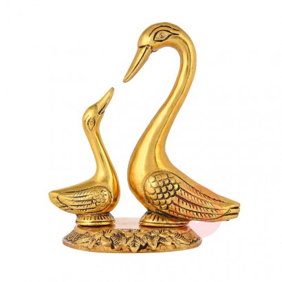 Aluminium Duck Sculpture Statue Tabletop Decoration Purpose