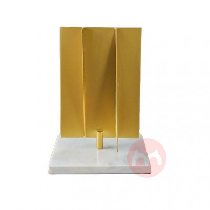 HWC Marble base gold metal sculpture