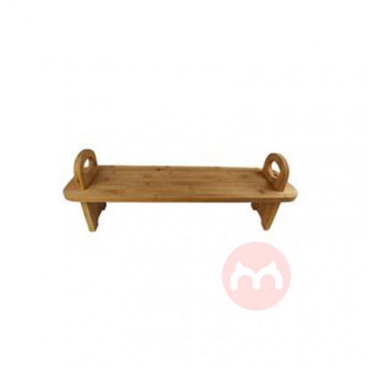 GHP Tabletop Bamboo Multi-functional Shelf Wooden Desktop Organizer Spice Rack Shelf