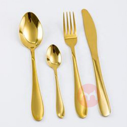 OEM Kitchen  Tabletop 24Pcs Tableware Sets Stainless Steel Knifes Spoons Forks Set With Luxury Gift Box