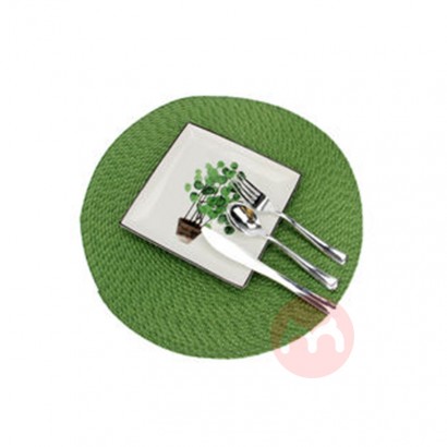 Sunrise Kitchen Tabletop Placemats Anti Slip Tableware Decoration Round Plastic Placemats