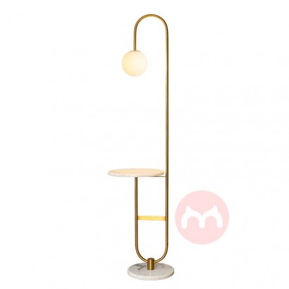Modern Floor Lamp LED Standing Lamp With Round Table Art Deco Living Room Sofa Reading Lights Hotel Bedroom Bedside Ligh