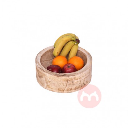 Zhenhua tabletop round unfinished wood bowl wooden bowl for multi-purpose use