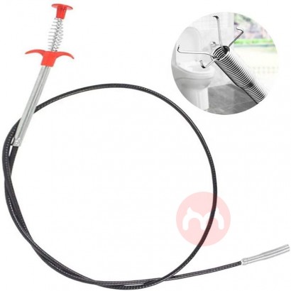 Zlovy 60cm Kitchen Bendable Sink Tub Claw Pick Up Toilet Hair Filter Pipe Clean Hook Dredging Tools