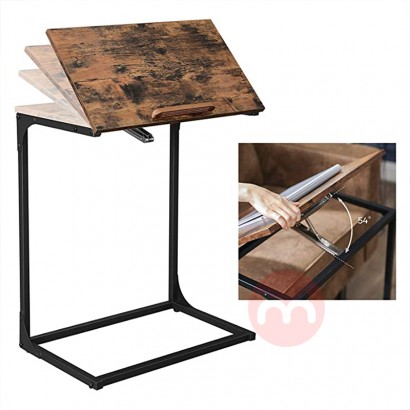 Delux wholesale wooden coffee sofa bedside desk metal frame outdoor home office furniture small bed side table for livin