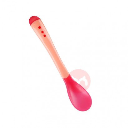 SUAN Infant silica gel temperature sensitive spoon feeding drug spoon temperature sensitive color spoons
