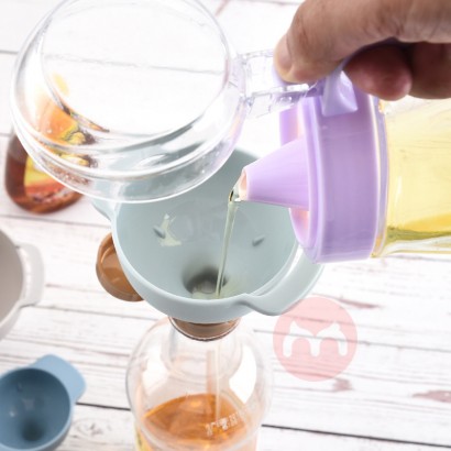 OEM Four-in-one multifunctional filter oil set kitchen household oil funnel