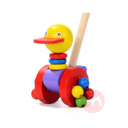 Haolu Fun children s walkers cartoon toy baby walkers place animals in wooden jigsaw carts