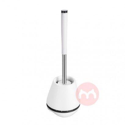ProCircle Household efficient soft TPR concise standing silicone toilet brush for bathroom cleaning with holder set