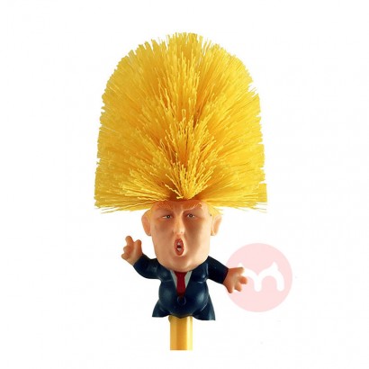 Yida Toilet Brush Cleaner Scrubber Funny Toilet Bowl Brush Gag Gift Doll for Bathroom Deep Cleaning