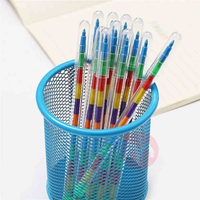 [10 sets]Color creative oil painting stick color pencil graffiti pen