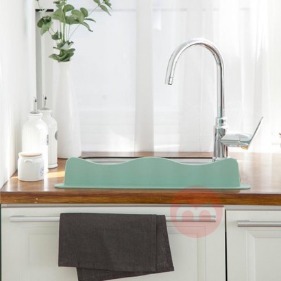 MInrui Factory Outlet Premium Silicone Sink Splash Guard Sink Water Guard With strong Sucker For Kitchen and Bathroom