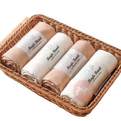 [5 sets] lazy clothes storage strap self-adhesive roll