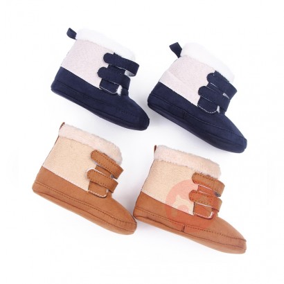 OEM Plush warm kids shoes with cotton boots for toddlers