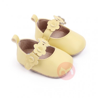 OEM Pu leather walking kids shoes with soft sole for girls