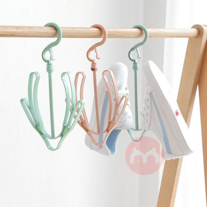 [2 sets] multifunctional folding shoe drying rack