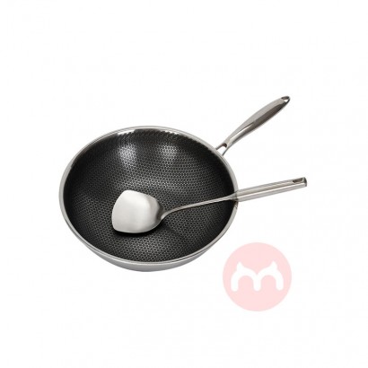 Non coated frying pan non stick household