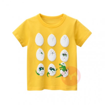 27kids Casual children's cartoon short-sleeved T-shirt