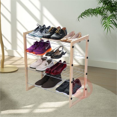 4 layers of modern multi layer portable shoe rack